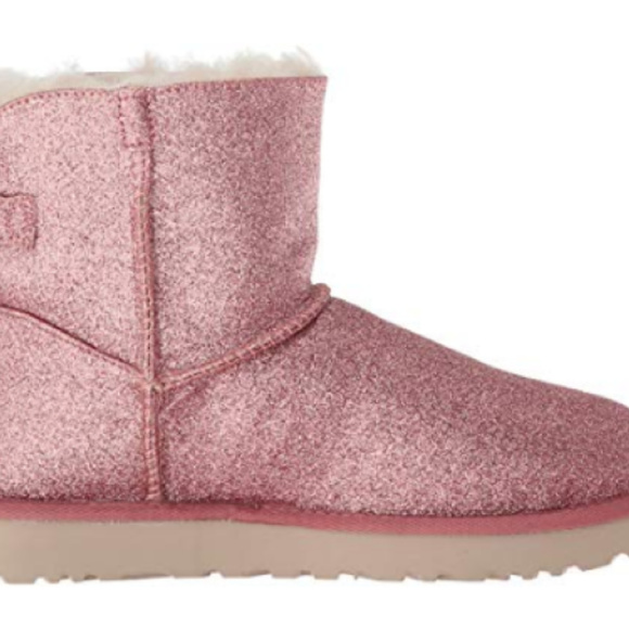 UGG Mini Bailey Bow Sparkle Boot women size 7 - Picture 2 of 7